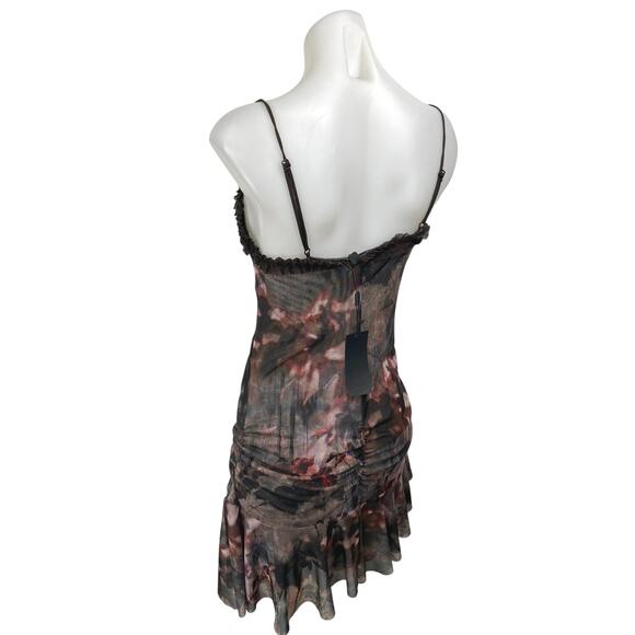 Jaded London Floral Ruffle Mini Dress - Picture 2 of 4